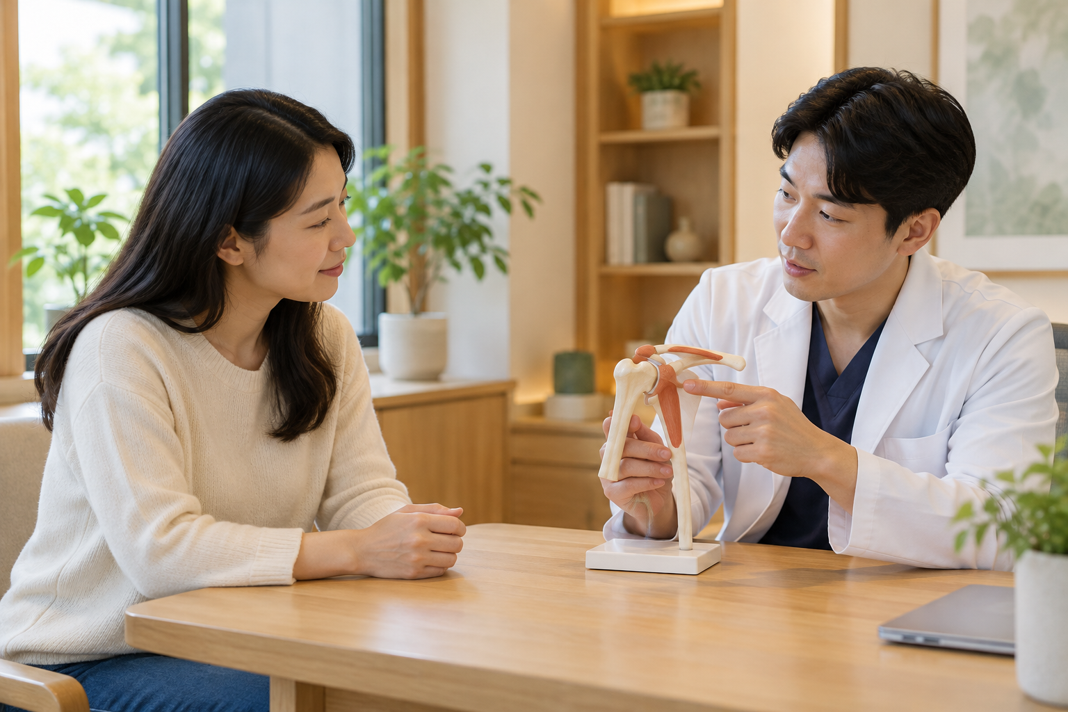 고양 어깨통증 한의원 — 어깨 상담에 관한 AI 설명용 이미지